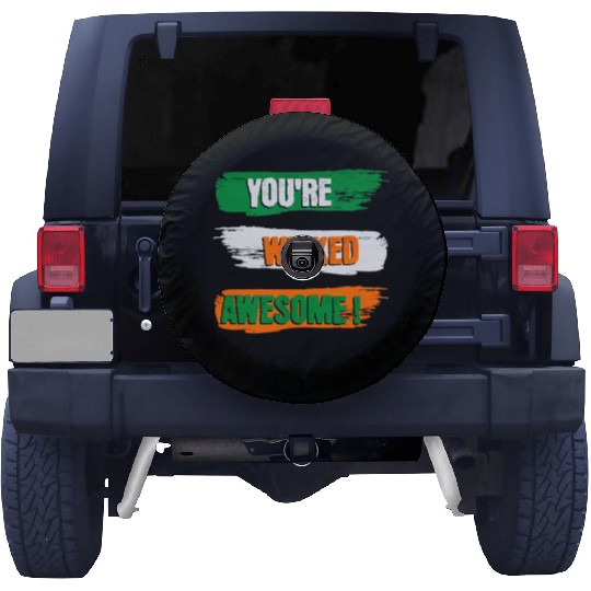 You're Wicked Awesome Graphic Spare Tire Covers
