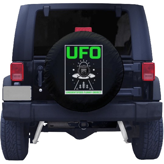 Alien, Aliens, UFO, UAP, Space Unknown Flight Spare Tire Covers