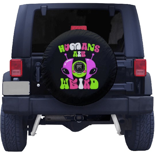 Alien, Aliens, UFO, UAP, Space Unknown Flight Spare Tire Covers
