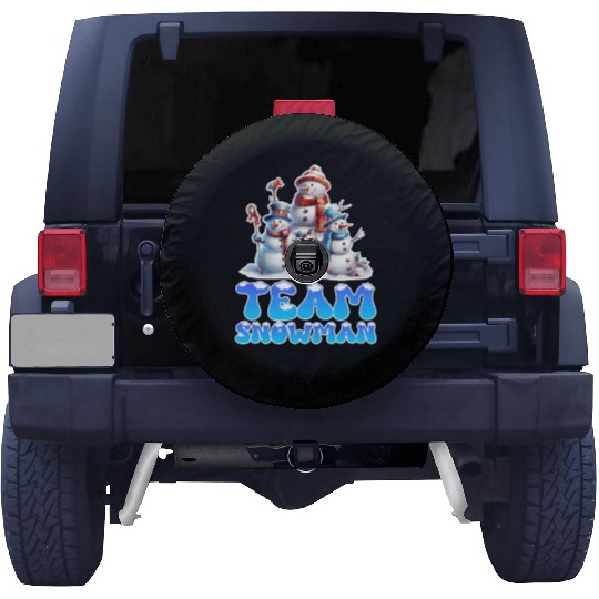 Snow Fever Team Snowman Snowmen Snow Spare Tire Covers
