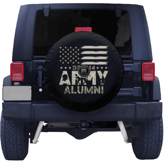 DD-214 Army Alumni Military US Flag Veteran USA Spare Tire Covers