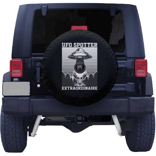 Alien, Aliens, UFO, UAP, Space Unknown Flight Spare Tire Covers