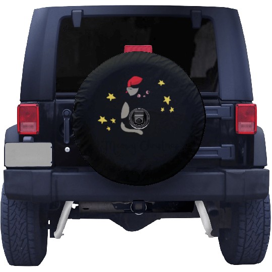 Meowy Christmas Spare Tire Covers