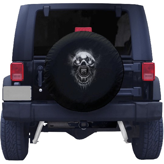 Creepy Skull Spare Tire Covers