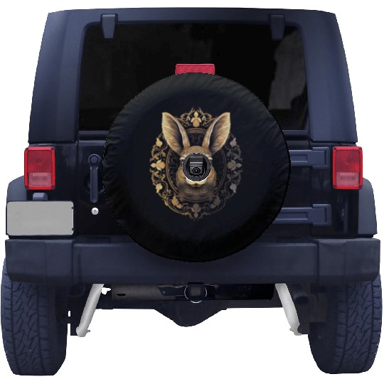 Easter Bunny Rabbit Mandala Arts Easter Day Spare Tire Covers