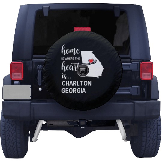Charlton County Georgia Is Where My Heart Is Cool Spare Tire Covers