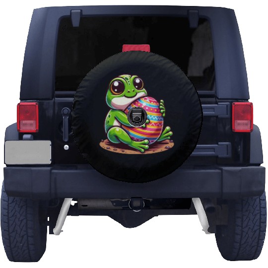 Easter Frog: Loving Embrace Spare Tire Covers