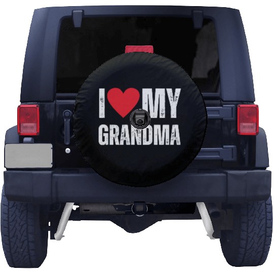 I Love My Grandma Spare Tire Covers