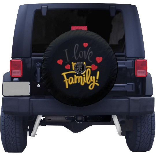 I love my family Spare Tire Covers