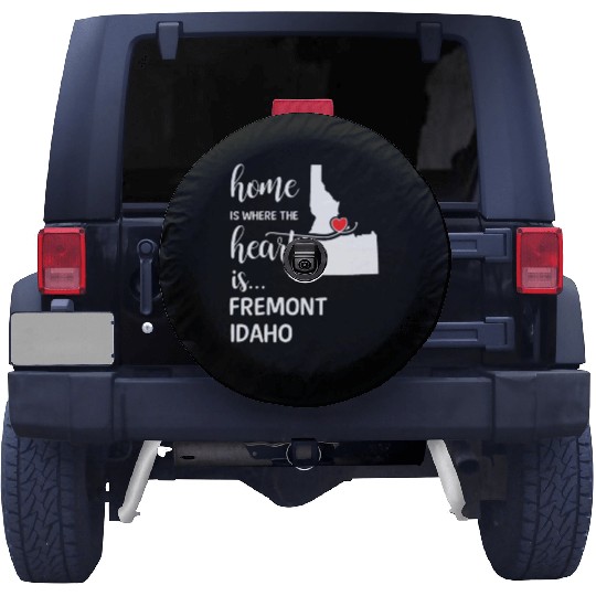 Fremont County Idaho Is Where My Heart Is Cool Spare Tire Covers