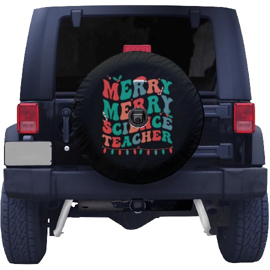 Merry Science Teacher Science Teaching Py Spare Tire Covers