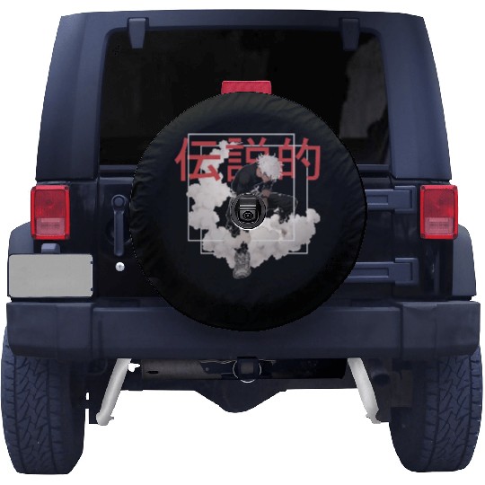 Anime Punk Guy Shounen Japanese Streetwear Alt Aes Spare Tire Covers