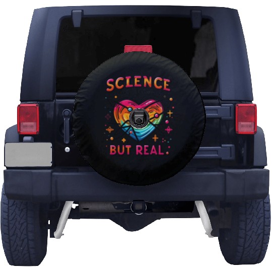 science like religion, but real Atheist Atheism Spare Tire Covers