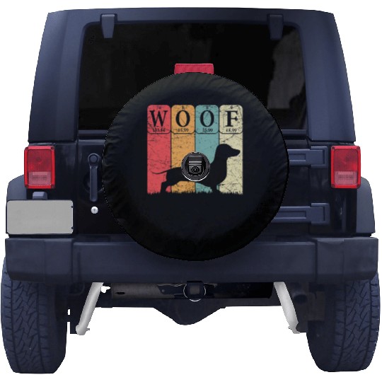 Dachshund Dog Periodic Table Elements Dog Lover Spare Tire Covers