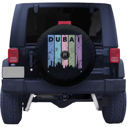 Dubai Love City Spare Tire Covers
