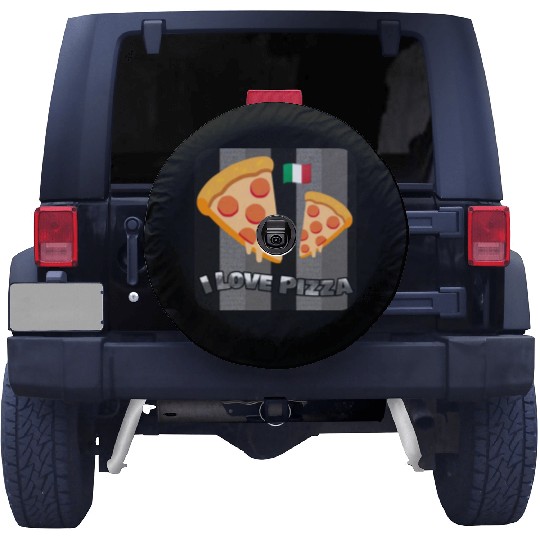 I Love Pizza Spare Tire Covers