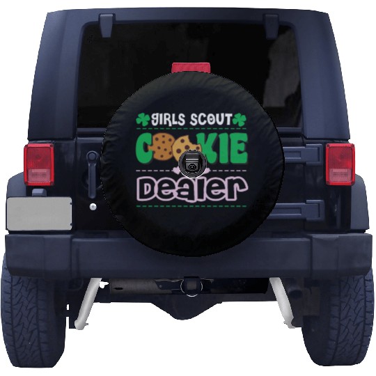 Cookie Dealer Scout for Girls Funny Scouting Spare Tire Covers
