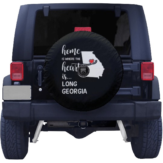 Long County Georgia Is Where My Heart Is Cool Gift Spare Tire Covers