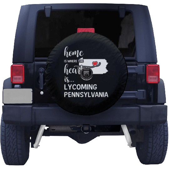 Lycoming County Pennsylvania Is Where My Heart Is Spare Tire Covers