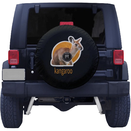 kangaroo animal design Spare Tire Covers
