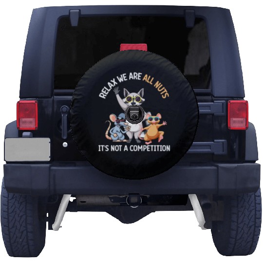 Funny Raccoon Mouse and Rat Spare Tire Covers