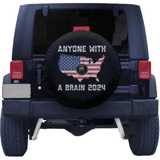 2024 Brain Vote Democracy Anti-Trump Spare Tire Covers