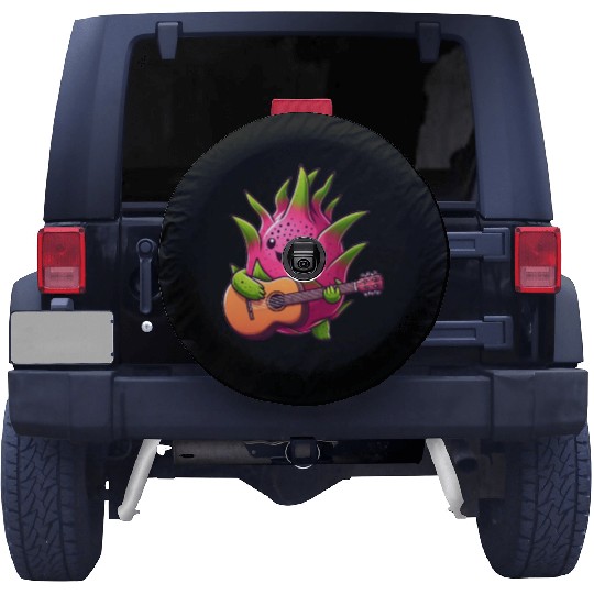 Dragon Fruit Jam: Playing the Guitar Spare Tire Covers