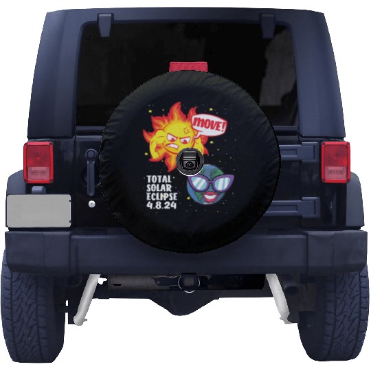 Total Solar Eclipse Move! 4.08.24 Funny Eclipse Spare Tire Covers