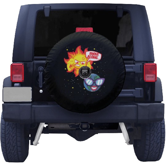 Total Solar Eclipse Move Along 4.08.24 Funny Kidsm Spare Tire Covers