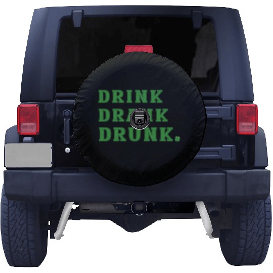 Funny St. Patty's Day Drinking Spare Tire Covers