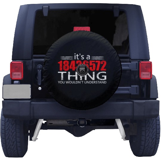 It's A 18436572 Thing Funny V8 Engine Car Guy Spare Tire Covers