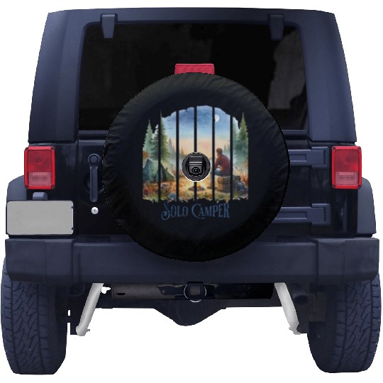 Camping Alone Solo Camper Spare Tire Covers