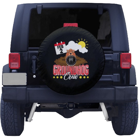 Groundhog Spare Tire Covers, Groundhog Crew Predicting Spring