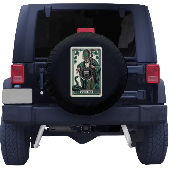 Tarot Card Funny Go'n git St.Patricks Day Spare Tire Covers