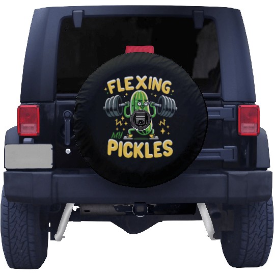 Pickle Lover Funny Pickle Dill pickle Pickled Spare Tire Covers