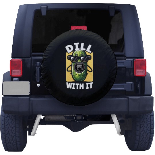 Pickle Lover Funny Pickle Dill pickle Pickled Spare Tire Covers