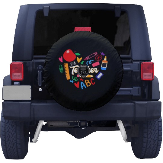 School Teacher, Teacher Appreciation Spare Tire Covers