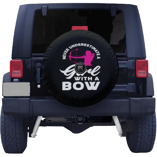 Woman Girl Hobby Archery Spare Tire Covers