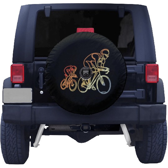 Cycling Retro Style Spare Tire Covers
