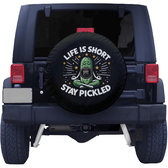 Pickle Lover Funny Pickle Dill pickle Pickled Spare Tire Covers