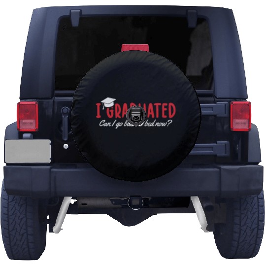 Funny Graduate Relaxation Spare Tire Covers