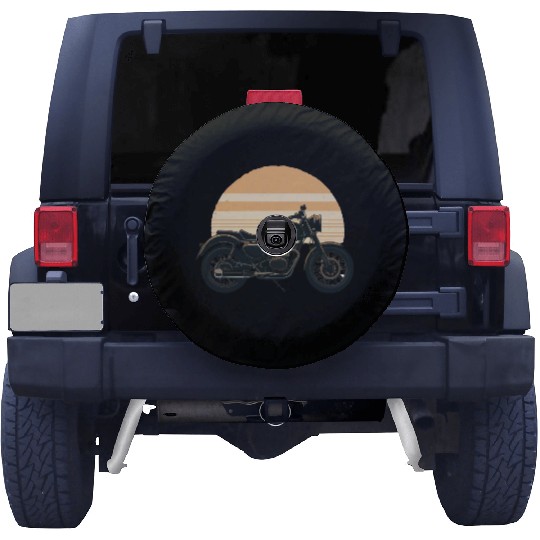 A classic motorcycle Spare Tire Covers
