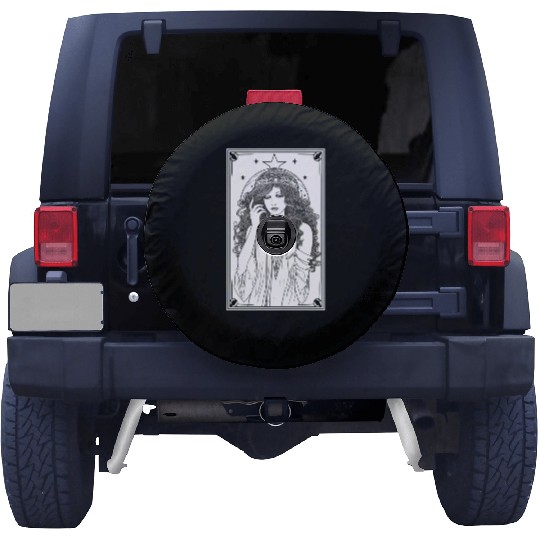 Tarot Card Astrology Occult Mystical Spare Tire Covers