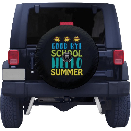 Good Bye School Hello Summer Spare Tire Covers