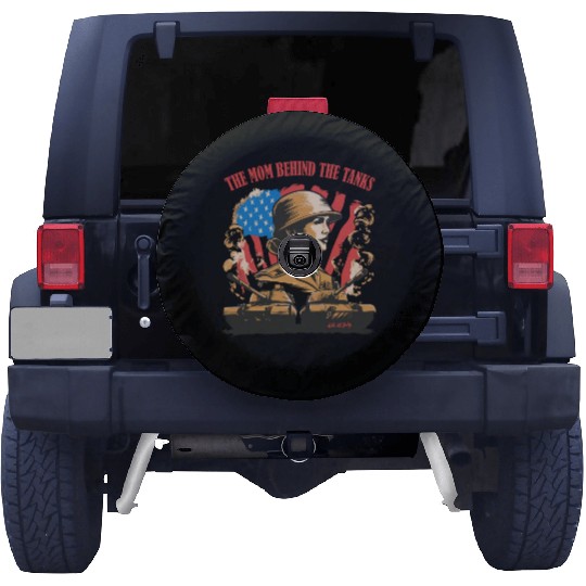 Mother’s Day Military Tank Guard Mom 4th July Spare Tire Covers