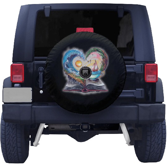 A book is an ocean of adventures. Spare Tire Covers