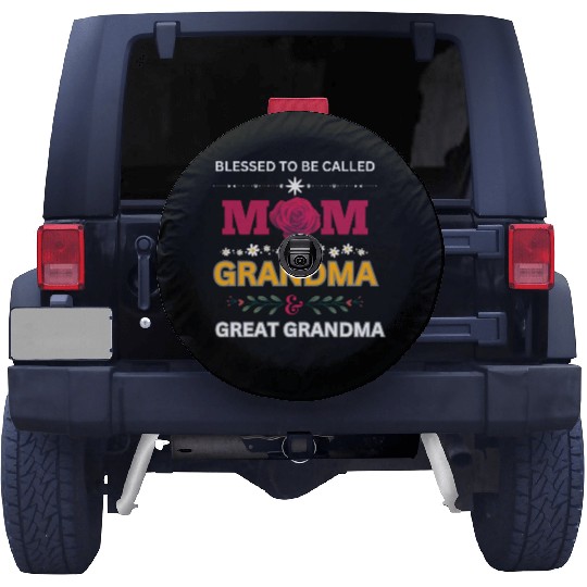Mother's Day Blessed To Be Called Mom Grandma FUN Spare Tire Covers