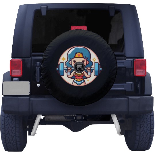 gym girl exercise Spare Tire Covers