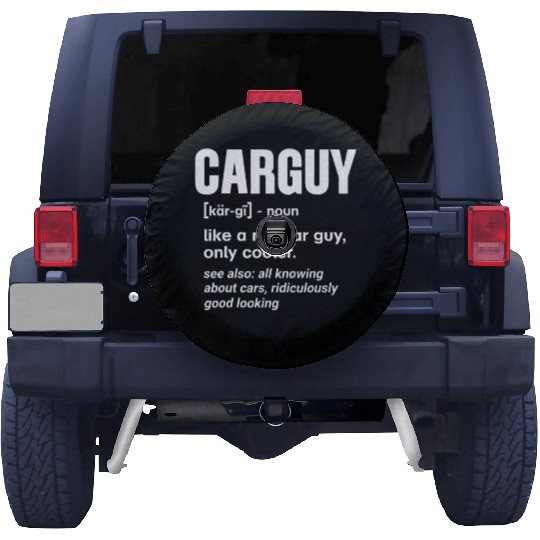Car Guy Definition Mechanic Auto Racing Car Lovers Spare Tire Covers