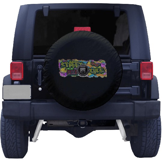 Street Style, hip-hop, 90s, graffiti Spare Tire Covers